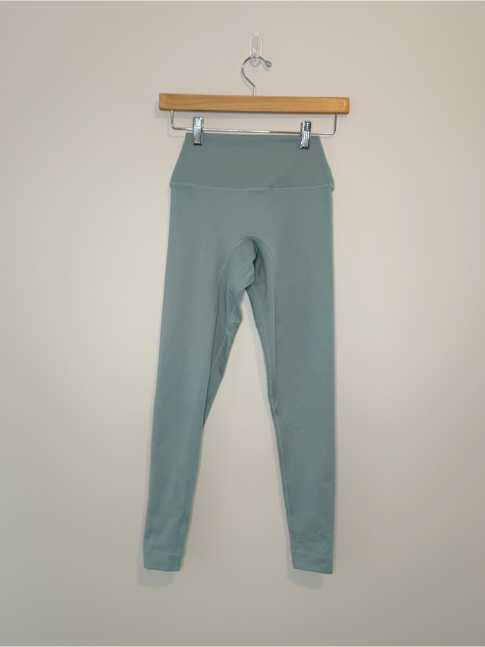 Set Active Formcloud Sage Green Legging No Front Seam Size XS